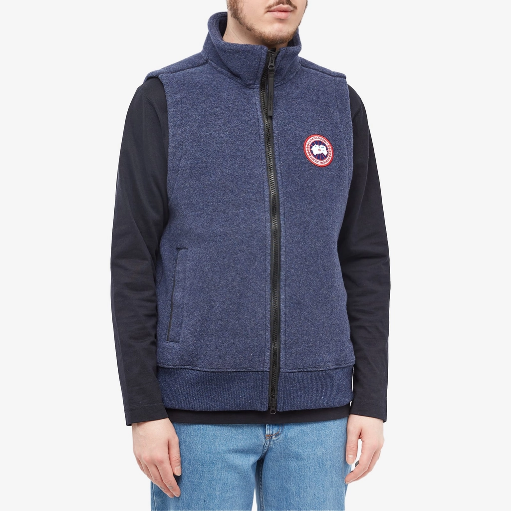 Canada Goose Men's Mersey Fleece Vest Atlantic Navy